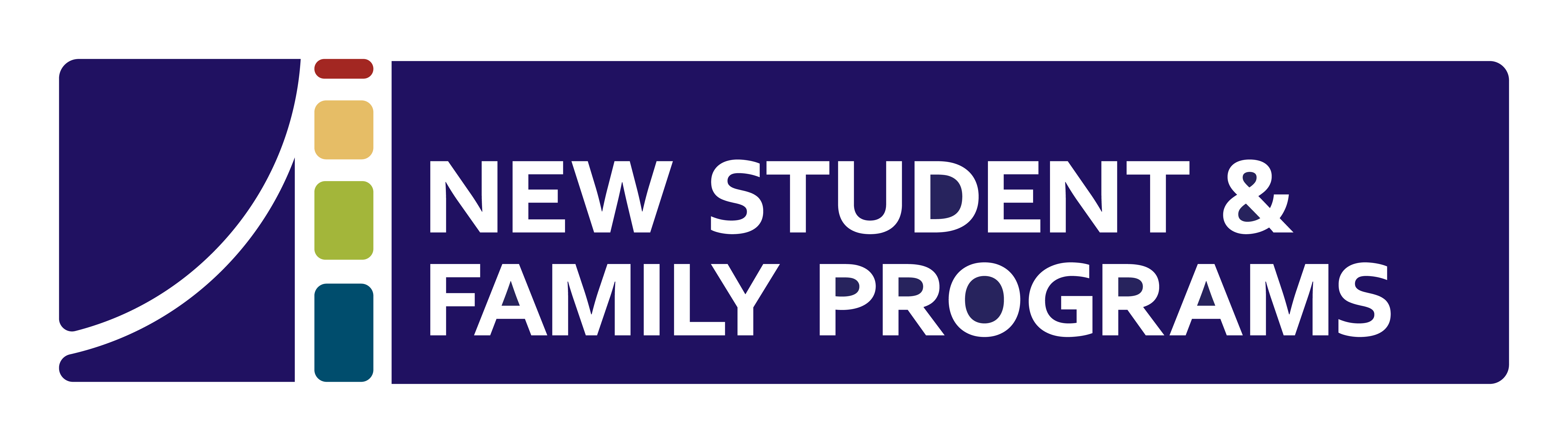 New Student and Family Programs logo banner