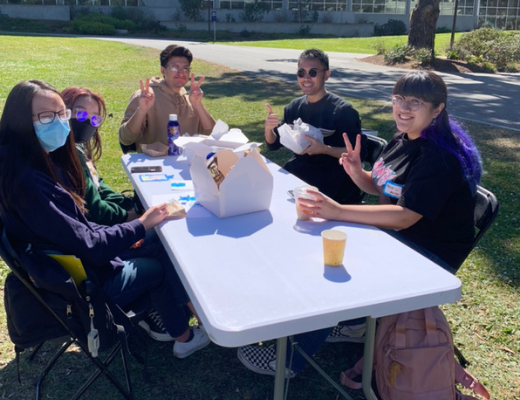 SFSU students painting