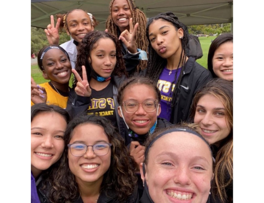 SFSU track & field students