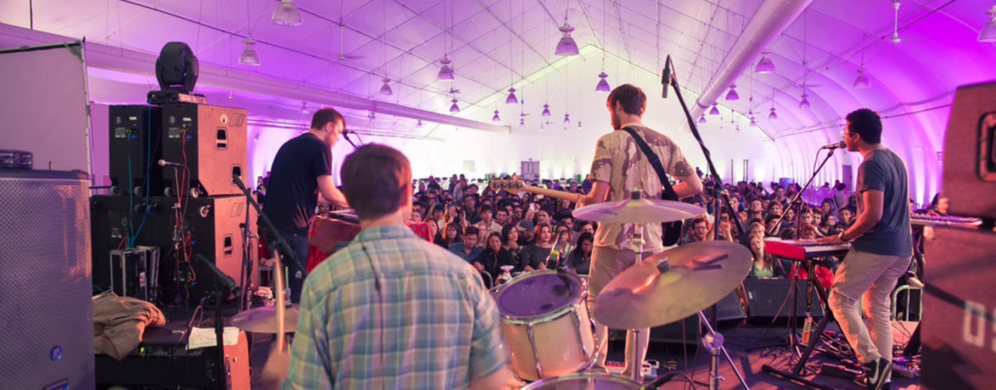 band performing in the Student Life and Events Center