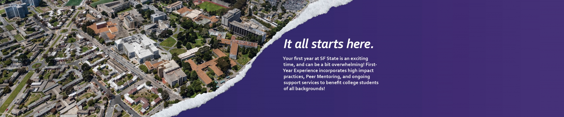 First Year Experience Banner