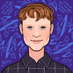 illustration of Mark Buckle
