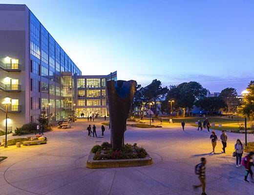 Quad at twilight